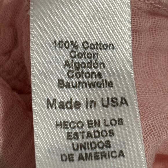 Evereve Michael Stars Fleur Cotton Gauze Tube Top in Soft Pink - size Large - Picture 5 of 6